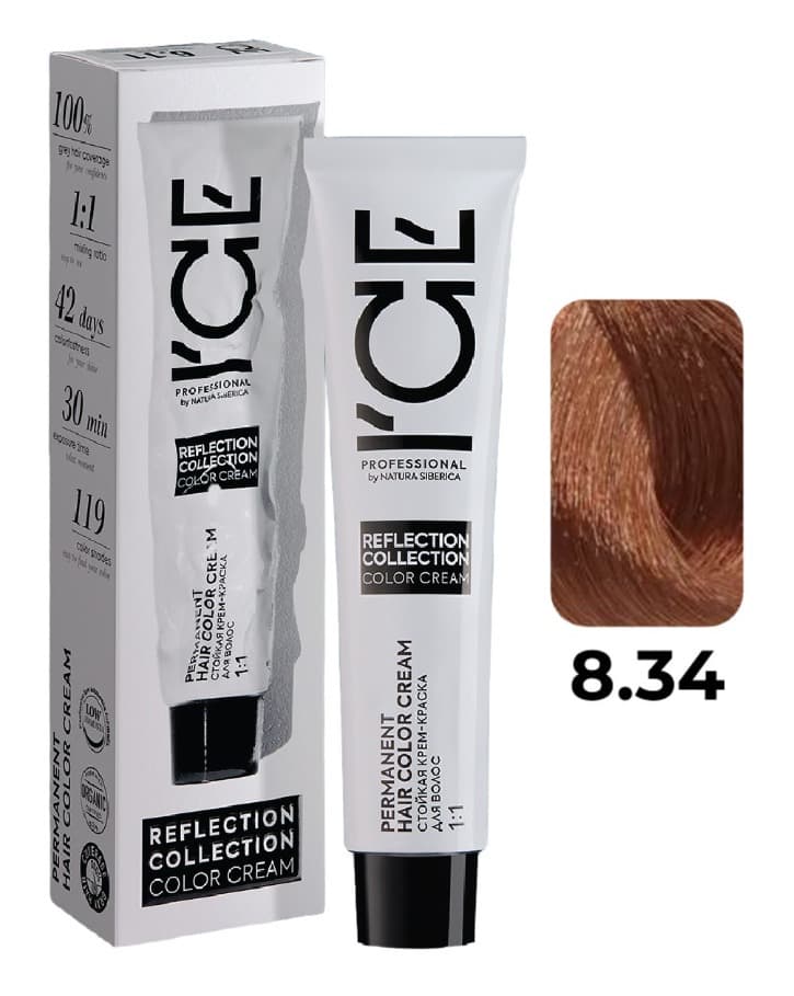 ICE Professional REFLECTION 8.34 светло-русый золото-карамельный 60 мл