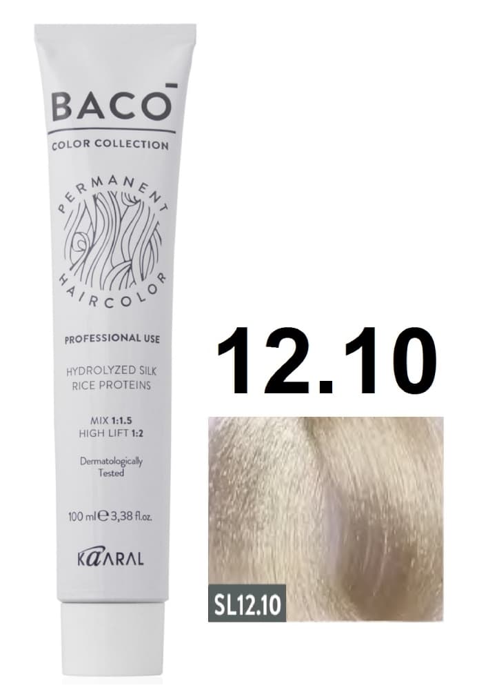 KAARAL Baco color  12.10 экстра светлый пепельный блондин 100 мл
