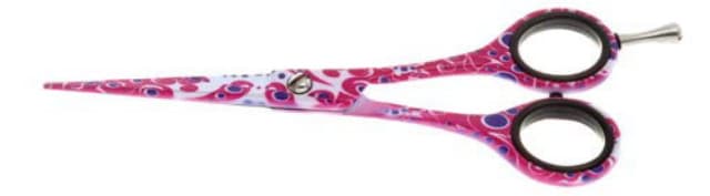 Metzger-MIZUKA Ножницы 5,5 с рисунком (с насечкой)