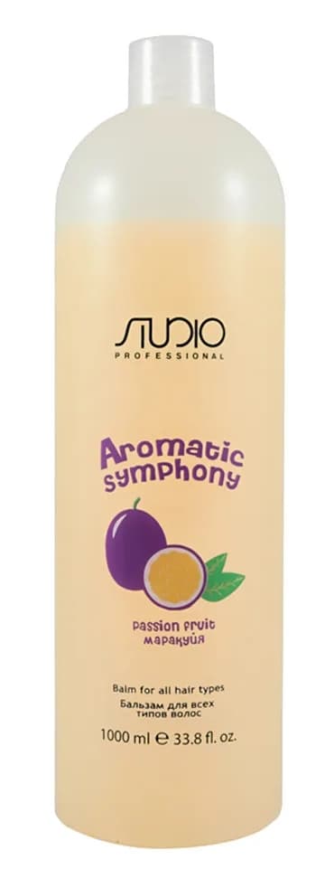 KAPOUS Studio Бальзам для всех типов волос Маракуйя Aromatic Symphony, 1000 мл.