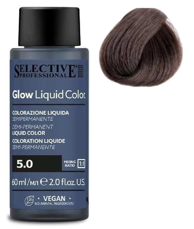 SELECTIVE Glow Liquid Color 5.0 Светло Коричневый 