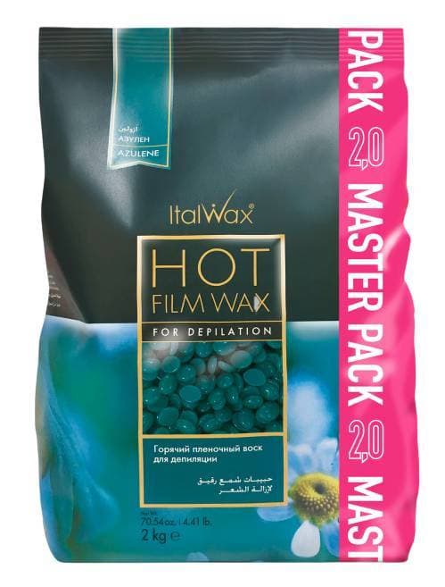 ItalWax Воск горячий (пленочный) азуленовый, гранулы 2000гр 
