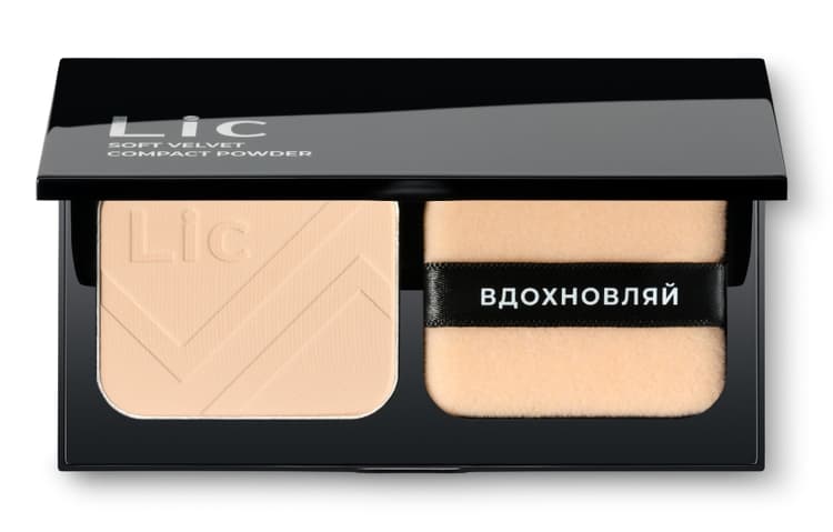 LIC Пудра компактная Soft Velvet Compact Powder (01N) 9 гр.