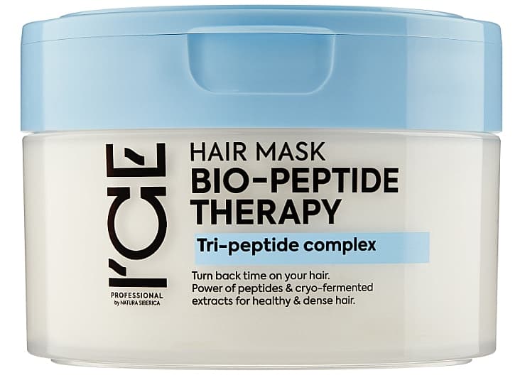 ICE Professional BIO-PEPTIDE THERAPY Маска для восстановления и уплотнения тонких и ломких волос 200 мл.