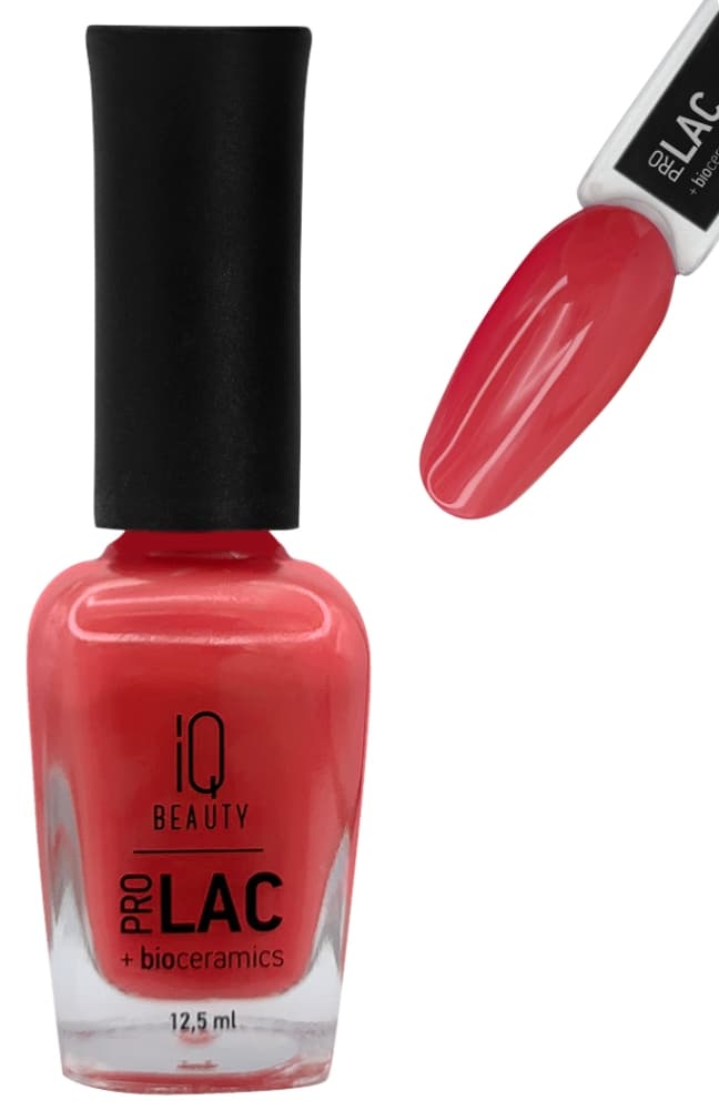 IQ BEAUTY PROLAC Лак для ногтей укрепляющий с биокерамикой 12.5 мл № 039 Fall in love