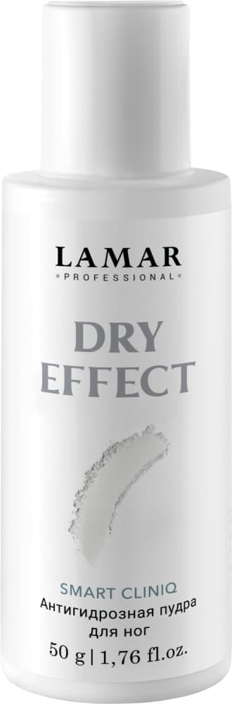 LAMAR Антигидрозная пудра для ног DRY EFFECT 100 мл / 50 г.
