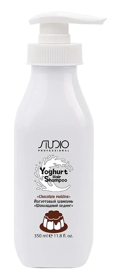Kapous Studio Йогуртовый шампунь для волос "Шоколадный пудинг" 350 мл