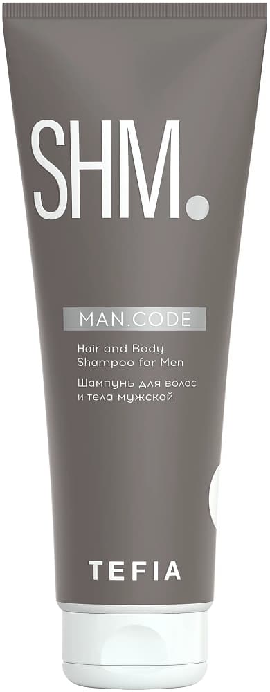 TEFIA MAN.CODE Шампунь для волос и тела мужской 285мл