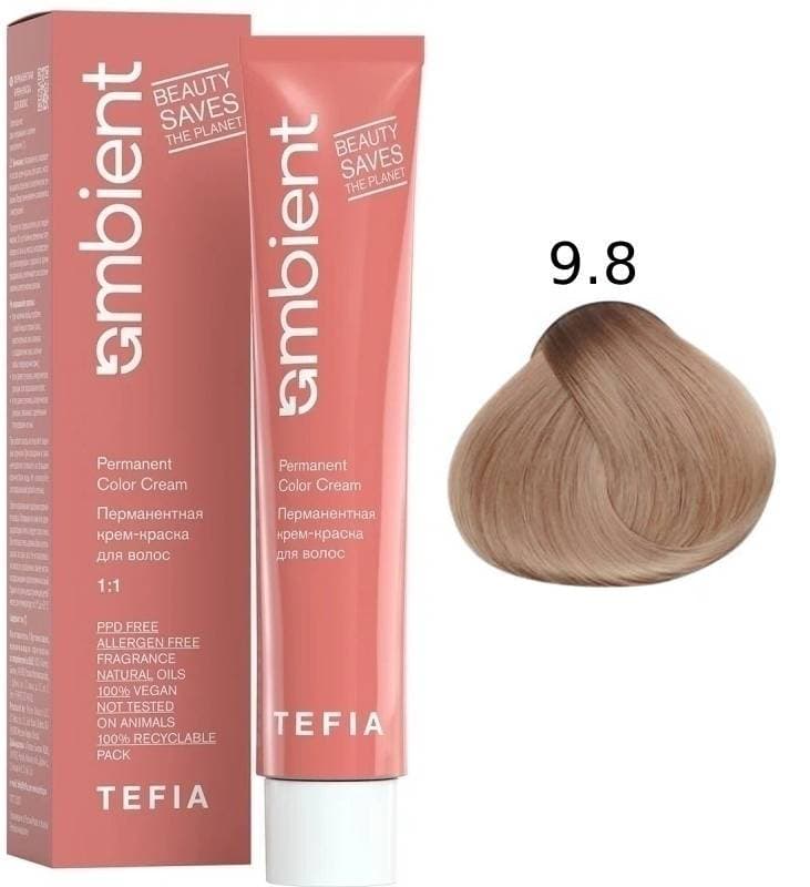 TEFIA AMBIENT 9.8 Очень светлый блондин коричневый 60 мл