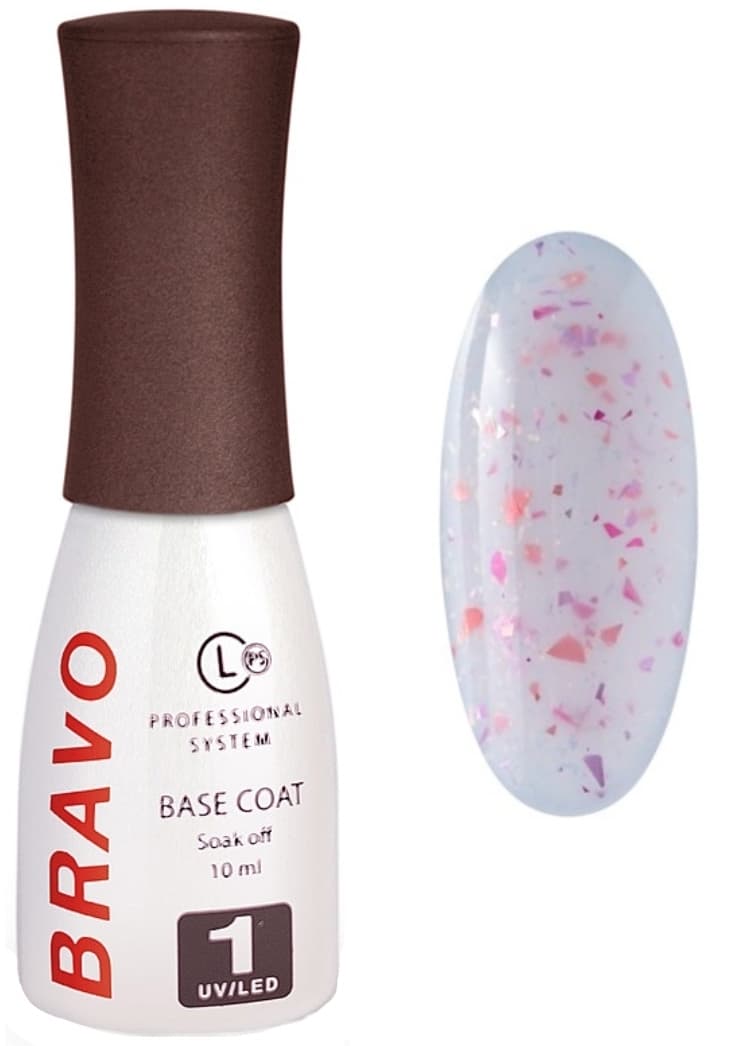 Bravo Цветное базовое покрытие EFFECT 10, Milk 10мл 
