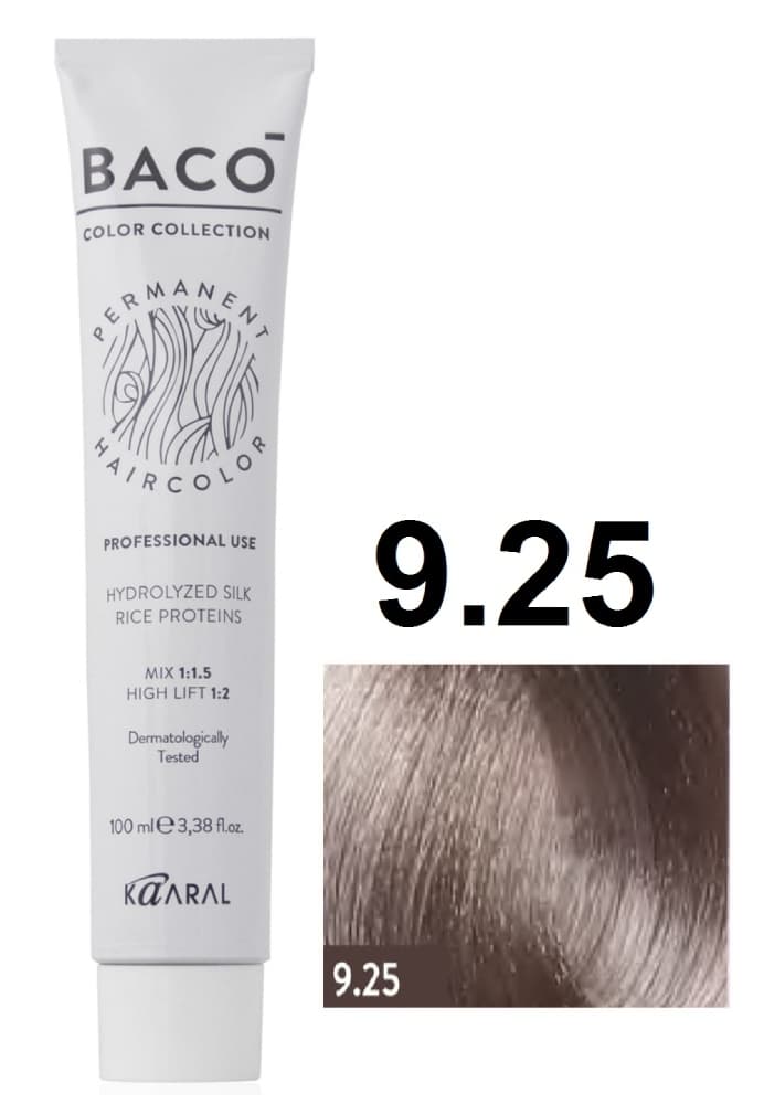 KAARAL Baco color  9.25 очень светлый блондин фиолетово-махагоновый 100 мл