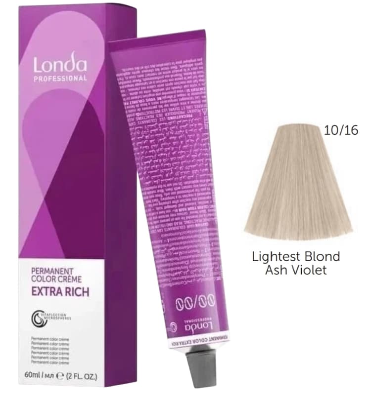 LONDACOLOR 10/16 яркий блонд пепельно-фиолетовый