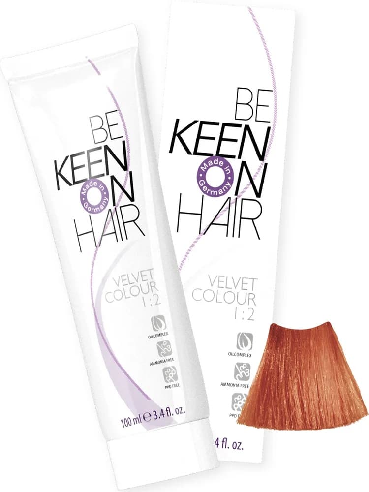 KEEN VELVET COLOUR 9.44 Светлый интенсивно-медный блондин/ Hellblond Kupfer Inte,100мл, без аммиака
