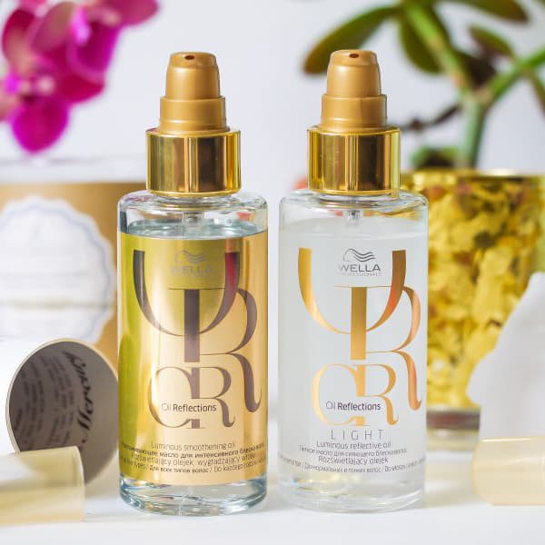 Легкое масло для придания блеска волосам Oil Reflections WELLA