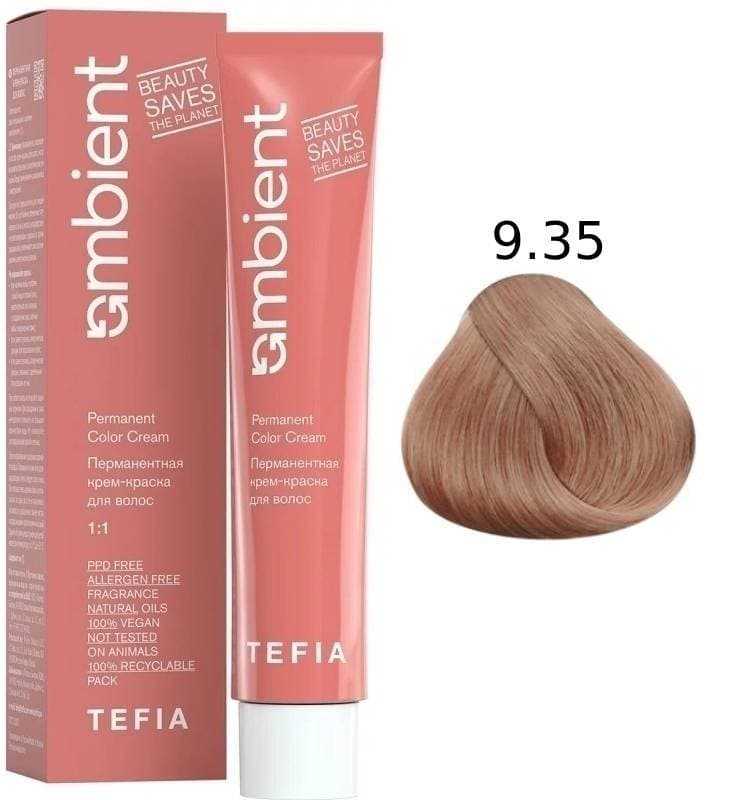 TEFIA AMBIENT 9.35 Очень светлый блондин золотисто-красный 60 мл