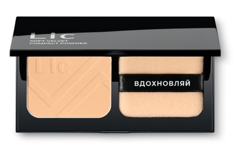 LIC Пудра компактная Soft Velvet Compact Powder (03N) 9 гр. 