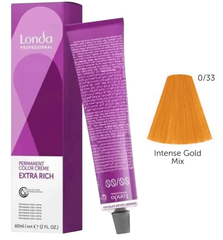 LONDACOLOR  0/33 интенсивный золотистистый микстон