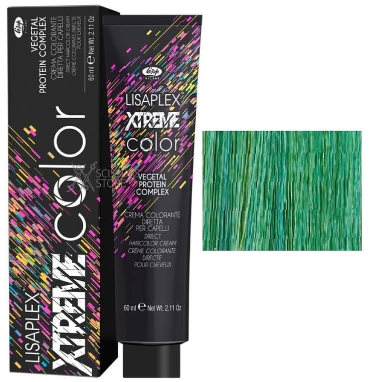 Lisaplex Xtreme color волшебный зеленый - краситель прямого действия 60 мл