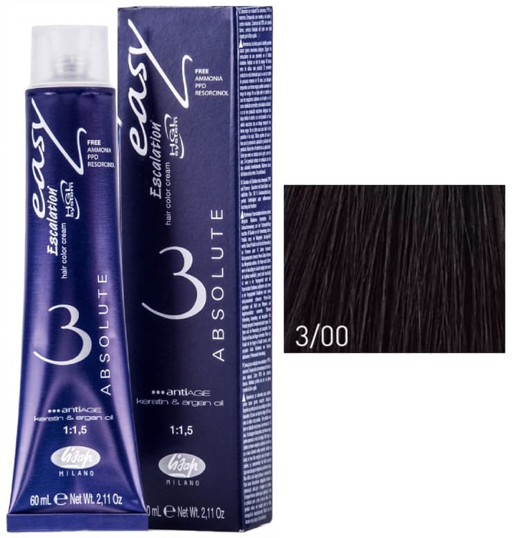 Lisap Absolute 3/00 темный шатен 60 мл