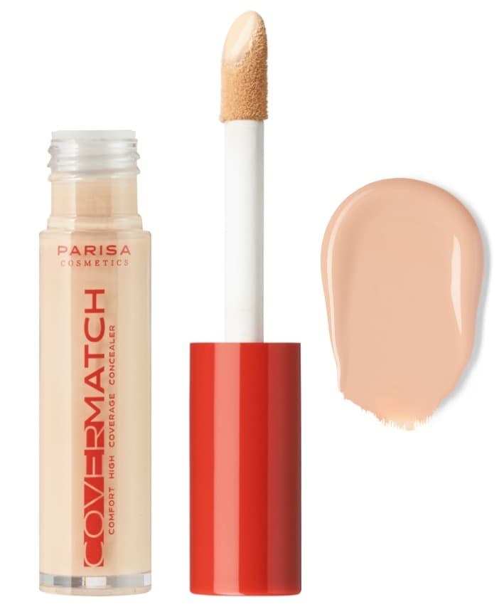 Parisa Консилер для лица с высокой степенью покрытия COVER MATCH PFC-102 (202 бежево-персиковый), 9 мл