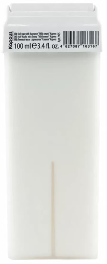 Kapous Depilation Гелевый воск с ароматом "Сливки" в картридже, 100 мл