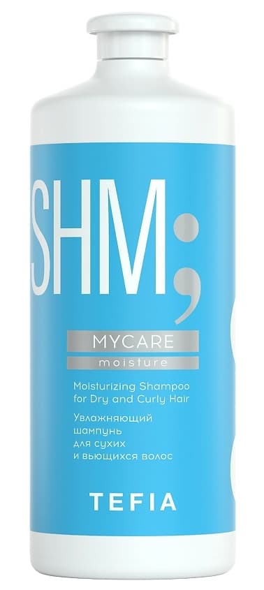 TEFIA MYCARE MOISTURE Увлажняющий шампунь для сухих и вьющихся волос 1000мл