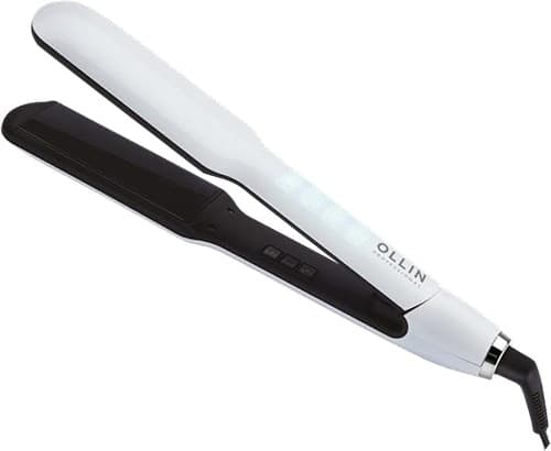 OLLIN Щипцы для выпрямления волос OL-7800, керамика, 100х35мм, терморегулятор, 48W