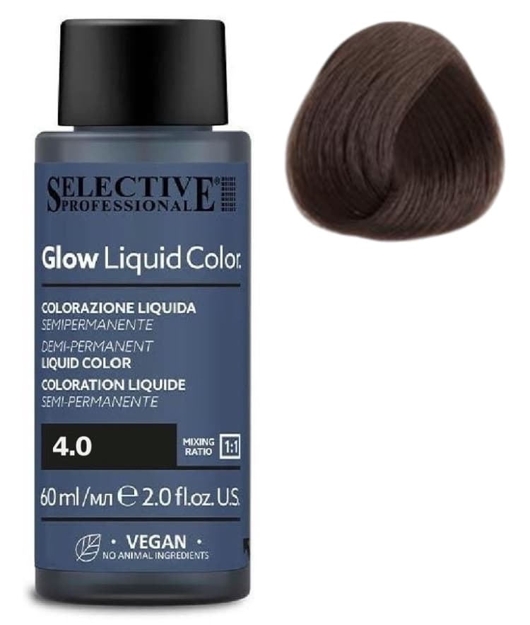SELECTIVE Glow Liquid Color 4.0 Коричневый 
