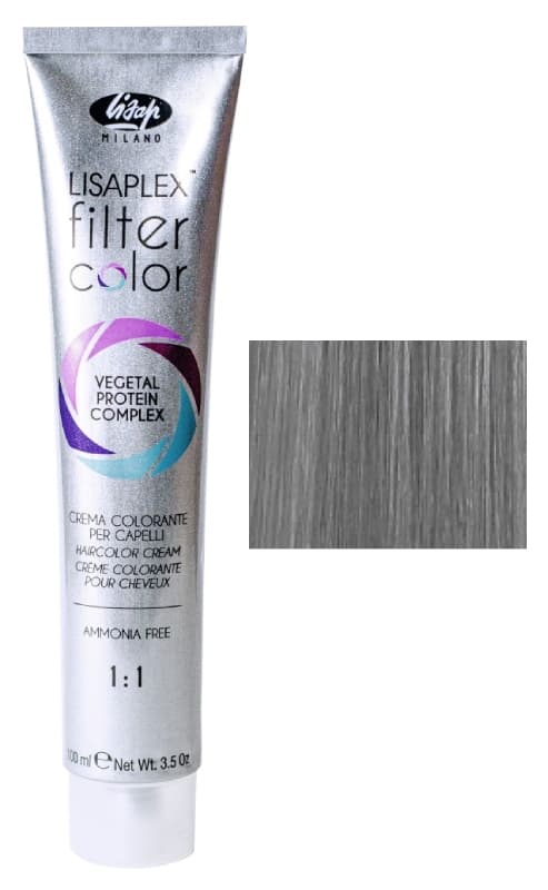 Lisaplex Filter Color пепельный металлик  100 мл
