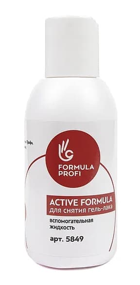 Formula Profi Вспомогательная жидкость для снятия гель-лака "Актив формула", 85 мл 