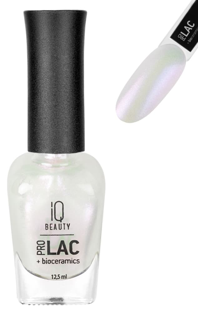 IQ BEAUTY PROLAC Лак для ногтей укрепляющий с биокерамикой 12.5 мл № 084 Mermaid
