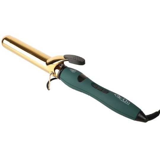 Be-Uni Плойка для завивки волос, с золотым зеркальным титановым покрытием, с терморегулятором, 28мм