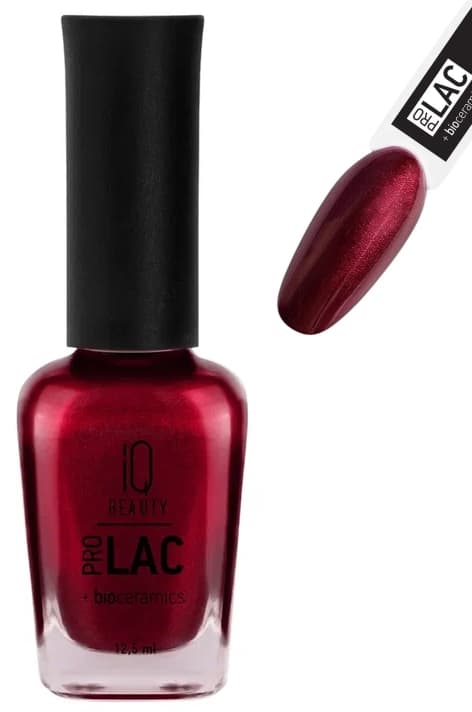 IQ BEAUTY PROLAC Лак для ногтей укрепляющий с биокерамикой 12.5 мл №114 Foxberry sky