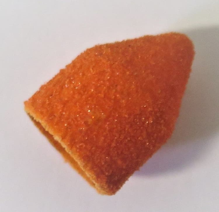 Шлифовальный колпачок Lukas средний абразив (150 грит) 13мм (Германия) КОНУС