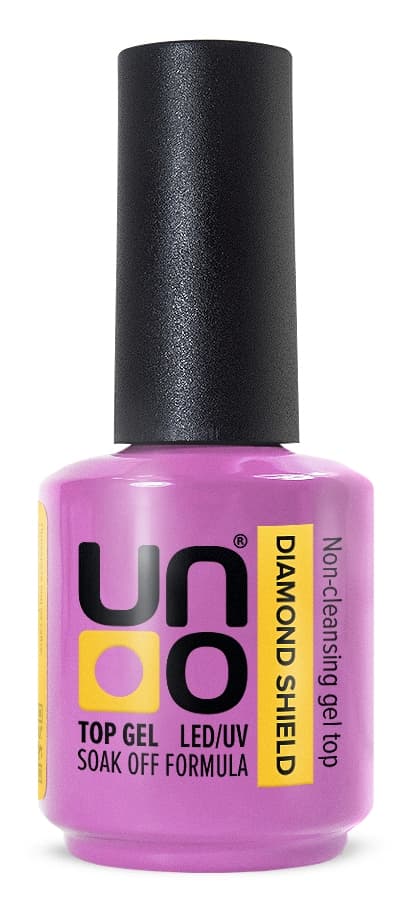 Верхнее покрытие для гель-лака UNO DIAMOND SHIELD без липкого слоя, 16мл. 