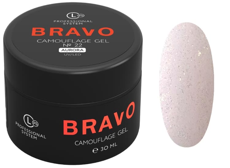 Bravo Моделирующий Camouflage Gel AURORA №22 30 мл 