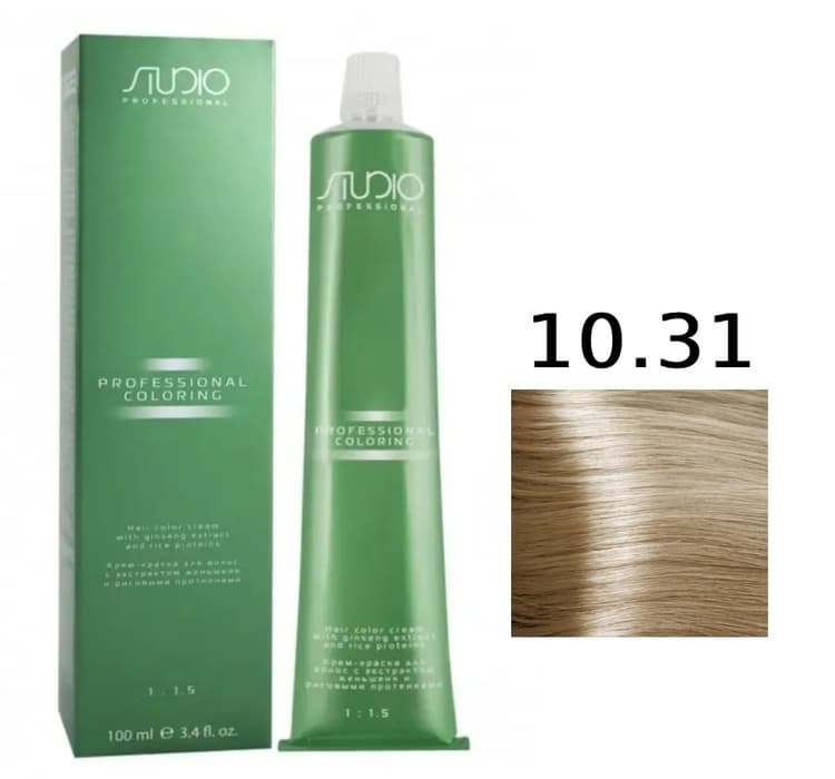 KAPOUS Studio S 10.31 бежевый платиновый блонд 100 мл