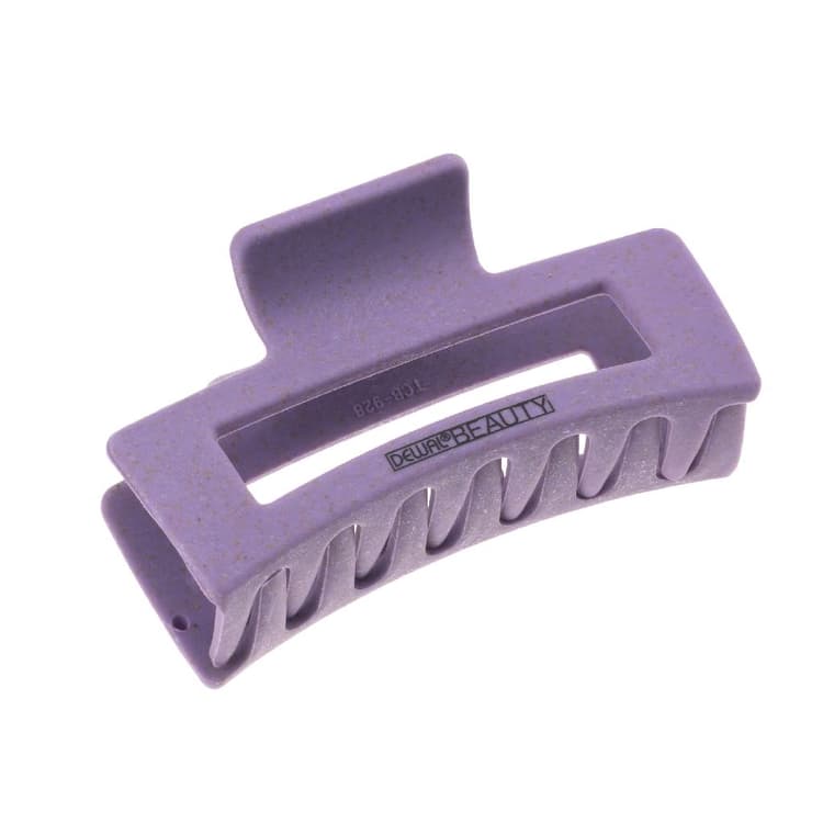 Заколка-краб Dewal пластик, фиолетовая, 85 мм, 1 шт/уп. 