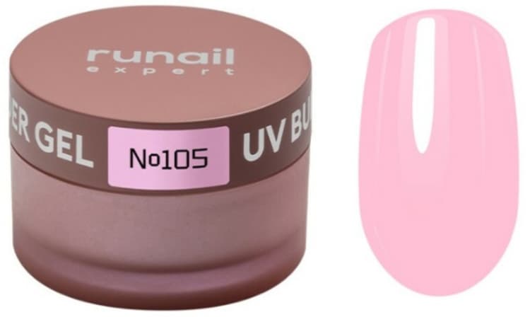 RuNail Expert Гель моделирующий UV BUILDER GEL №105, 50г банка