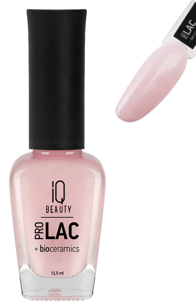 IQ BEAUTY PROLAC Лак для ногтей укрепляющий с биокерамикой 12.5 мл № 063 Sweet deal