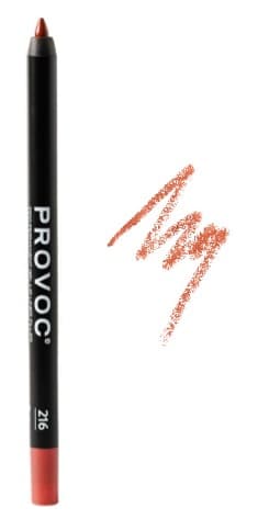 Provoc Гелевая подводка в карандаше для губ Gel Lip Liner 216 Brulee смелый коричневый