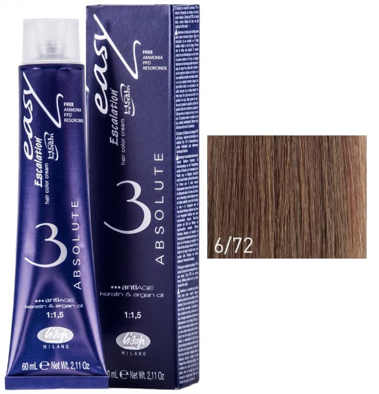 Lisap Absolute 6/72 холодный темно-бежевый блондин 60 мл