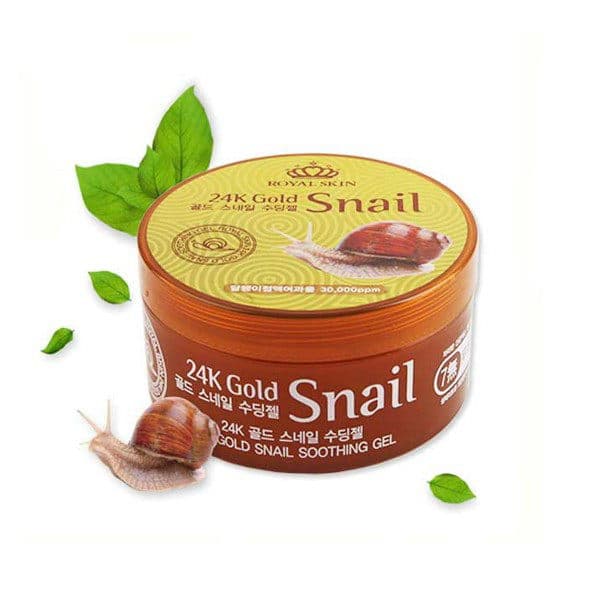 4SKIN Многофункциональный гель для лица и тела с 24-каратным золотом и улиточной слизью Royal Skin 300мл