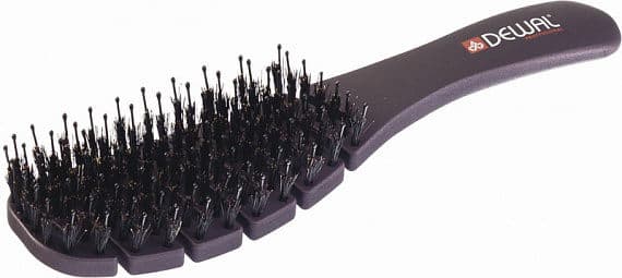 Dewal Щетка туннельная New Flexi малая, антистатик, нат. щетина + нейлон.штифты, 9 рядов