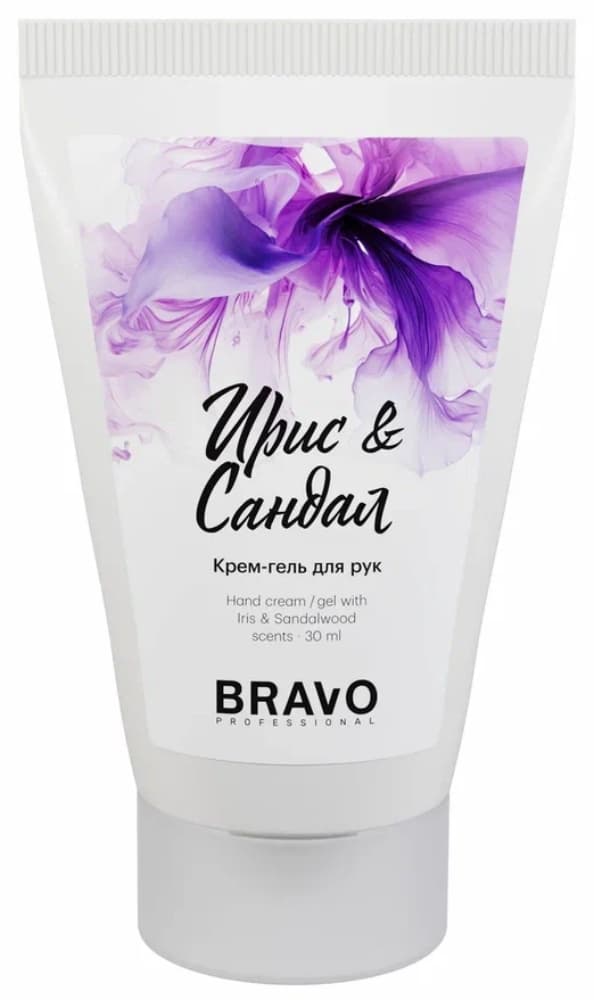 Bravo Крем-гель для рук «Ирис и Сандал», 30 мл