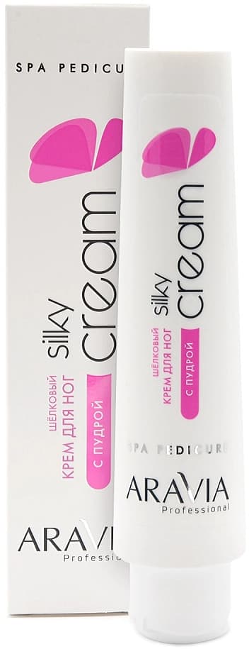 ARAVIA Крем для ног шёлковый с пудрой Silky Cream, 100 мл