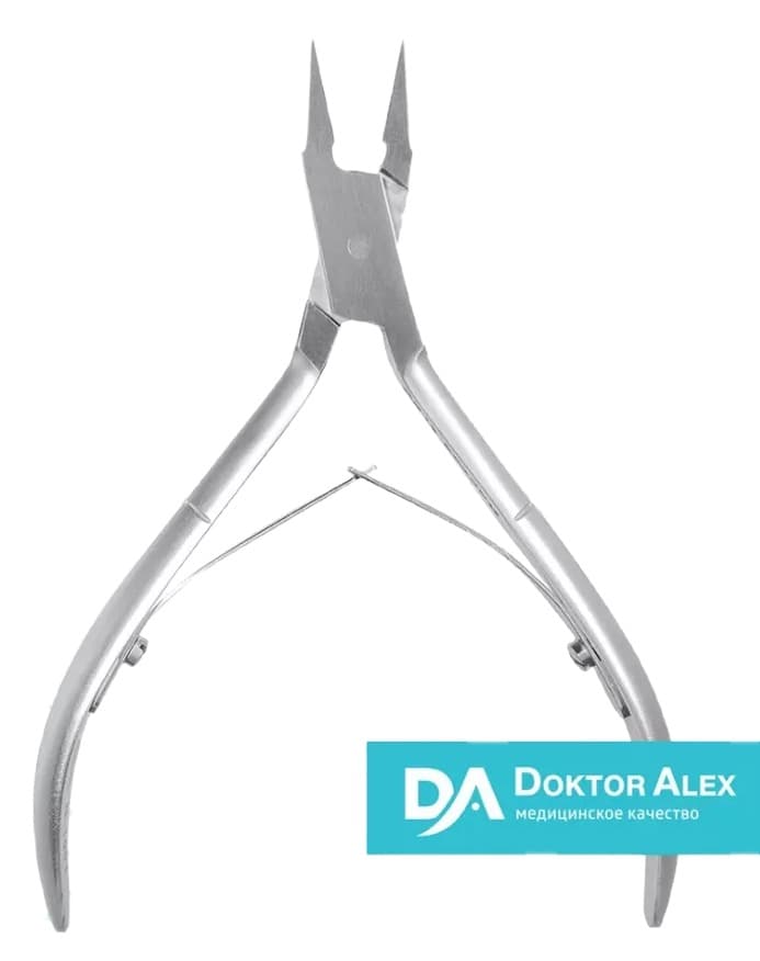 DR.Alex Кусачки для вросшего ногтя N-1601, двойная пружина, 12 мм.