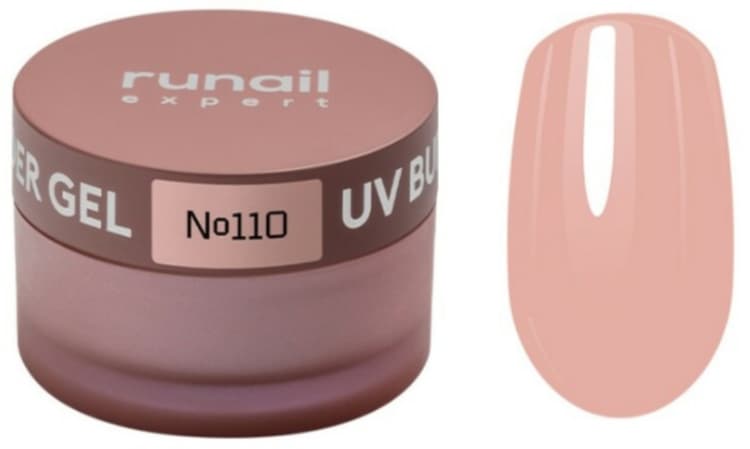 RuNail Expert Гель моделирующий UV BUILDER GEL №110, 15г банка