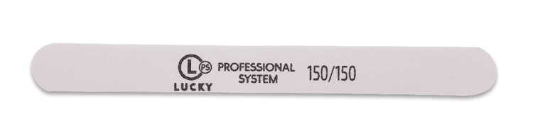 Lucky Пилка для маникюра 150/150 прямая узкая