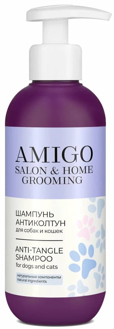 AMIGO Шампунь-антиколтун для собак и кошек  300мл